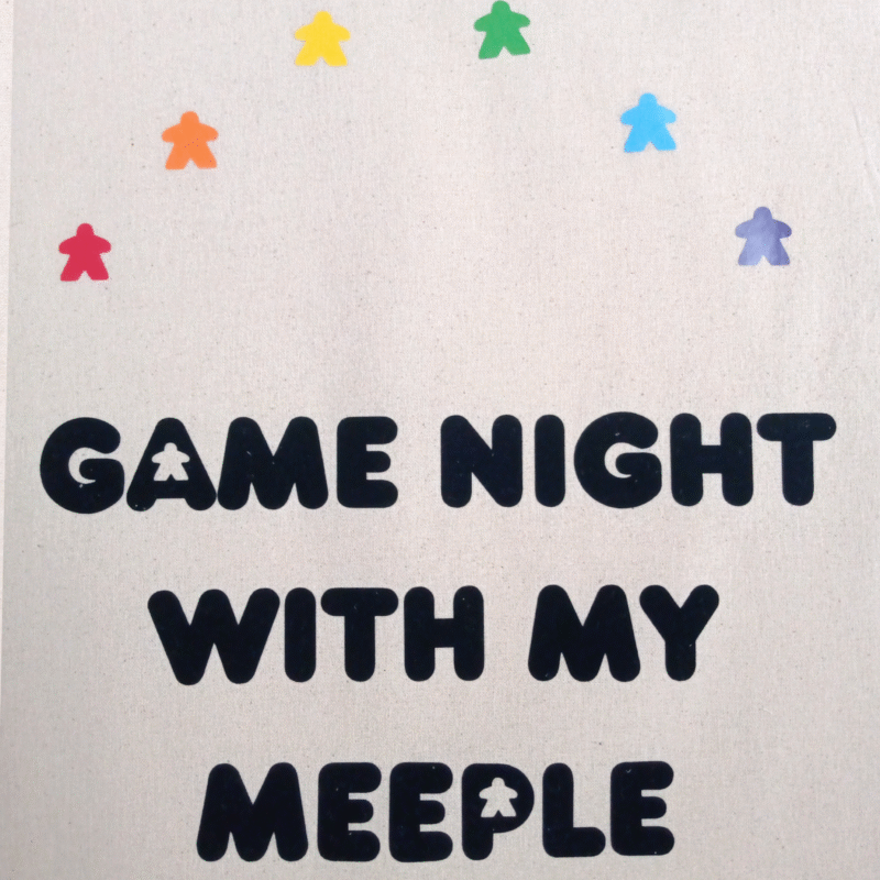 Game Night With My Meeple Tote Bag - Image 2