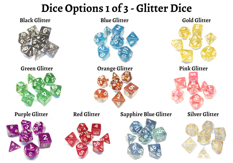 Pink & Turquoise Dice Bag - Image 2