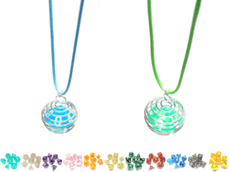 Caged D10 Necklace