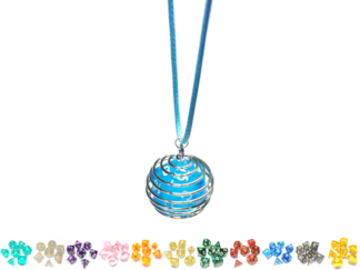 Caged D20 Necklace