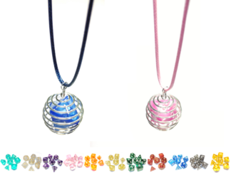 Caged D8 Necklace