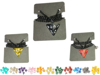 D4 Black Chain Necklace
