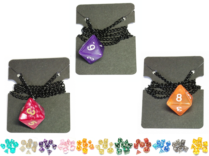 D8 Black Chain Necklace