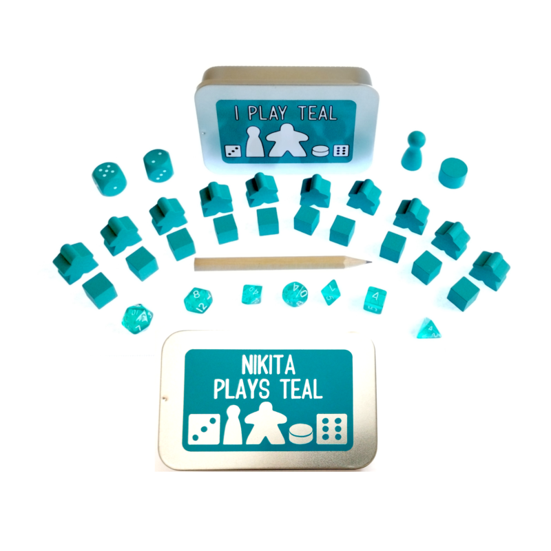 Personalised I Play Teal
