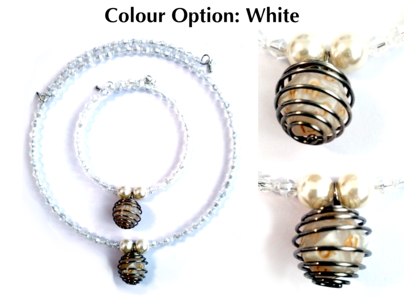 Caged Mini D20 Necklace & Bracelet Set - Image 8