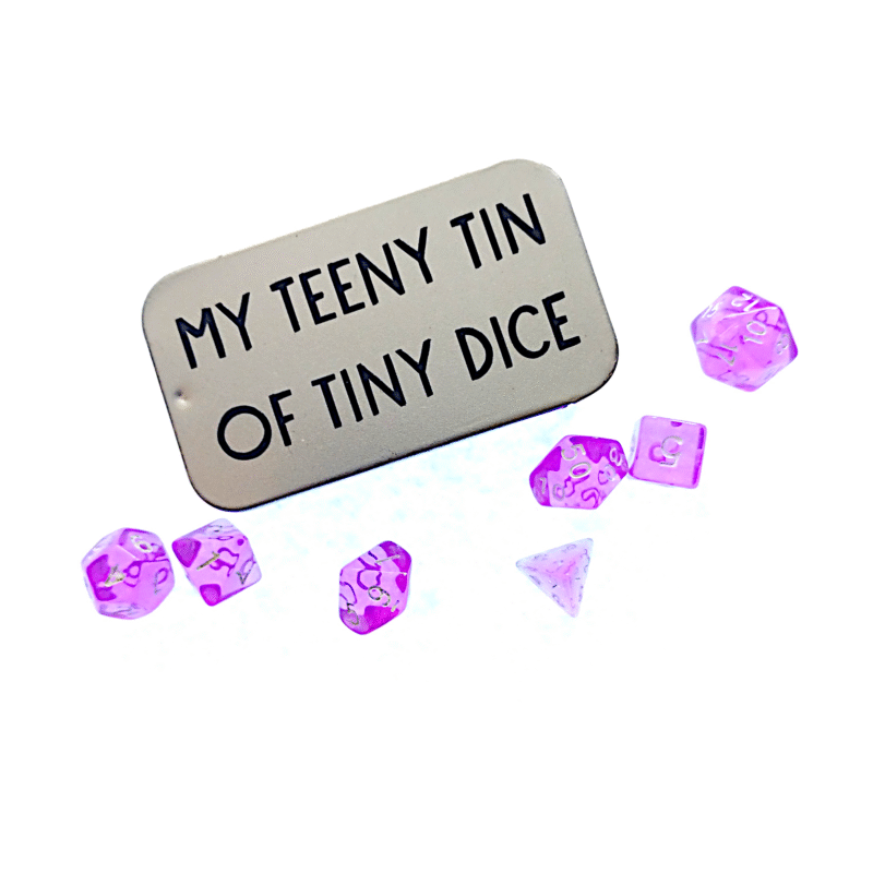 Personalised Tin of Tiny Dice - Image 9
