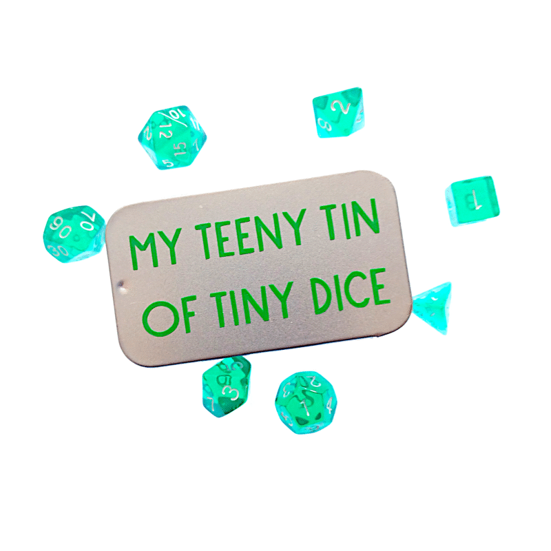 Personalised Tin of Tiny Dice - Image 10