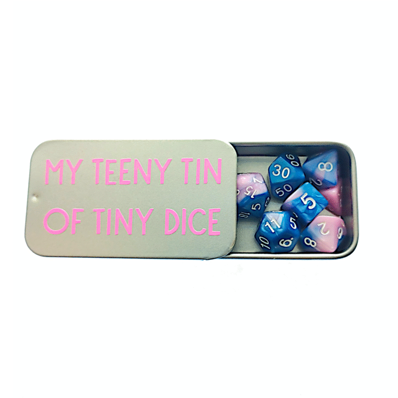 Personalised Tin of Tiny Dice - Image 4