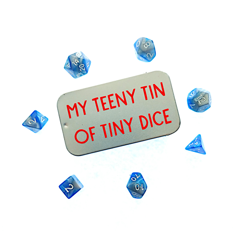 Personalised Tin of Tiny Dice - Image 5