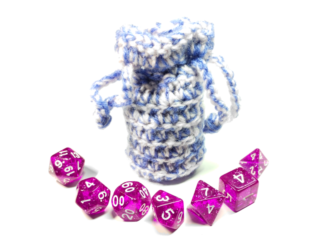 Purple & Lilac Dice Bag
