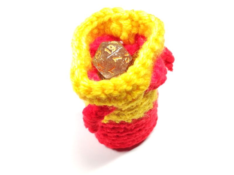 Red & Yellow Dice Bag - Image 6