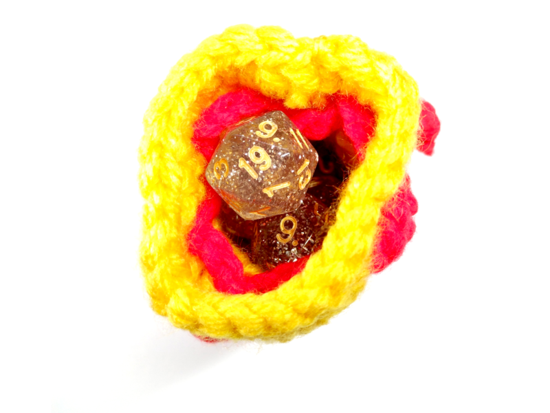 Red & Yellow Dice Bag - Image 7