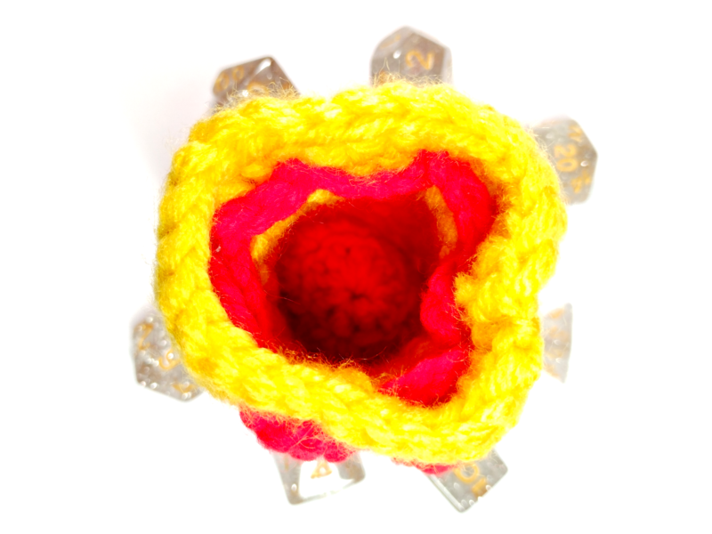 Red & Yellow Dice Bag - Image 8