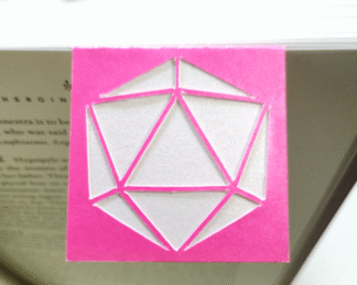 D20 Magnetic Bookmarks - Set of 4