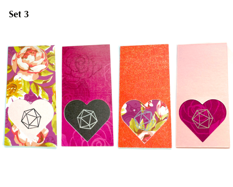 D20 Heart Magnetic Bookmarks - Set of 4 - Image 4